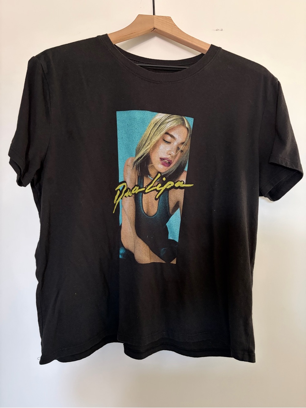 Dua Lipa Black Graphic Women's Tee
